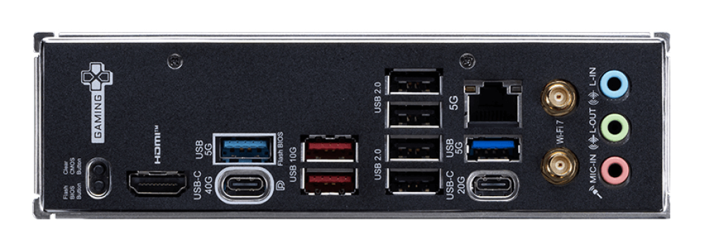 MSI X870E GAMING PLUS WIFI placa base AMD X870E Zócalo AM5 ATX - detalle