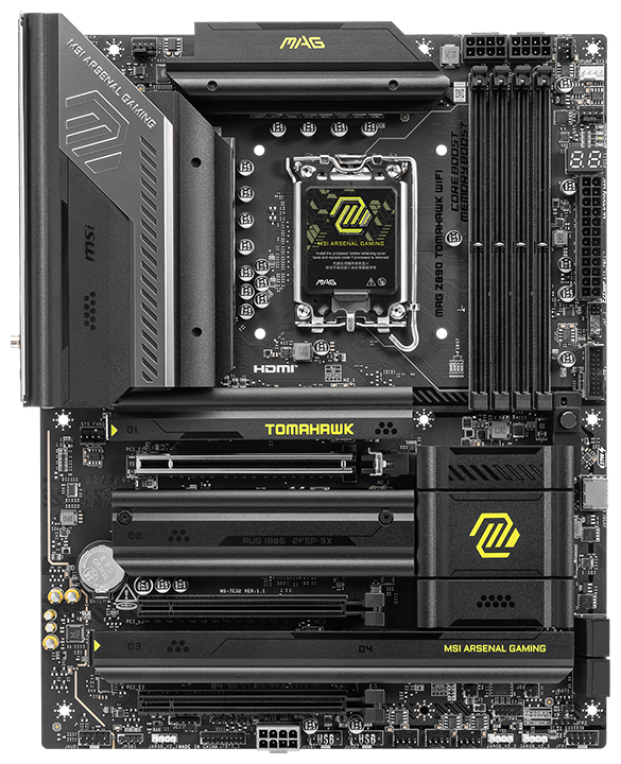MSI MAG Z890 TOMAHAWK WIFI placa base Intel Z890 LGA 1851 (Socket V1) ATX - detalle