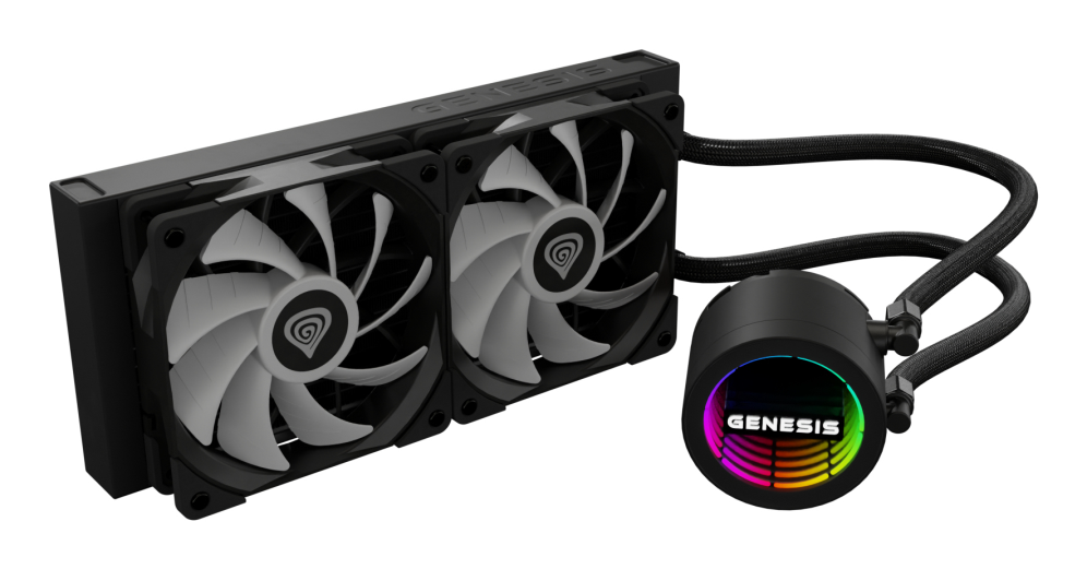 GENESIS NLG-2319 sistema de refrigeración para ordenador Carcasa del ordenador Kit de refrigeración líquida Negro - detalle