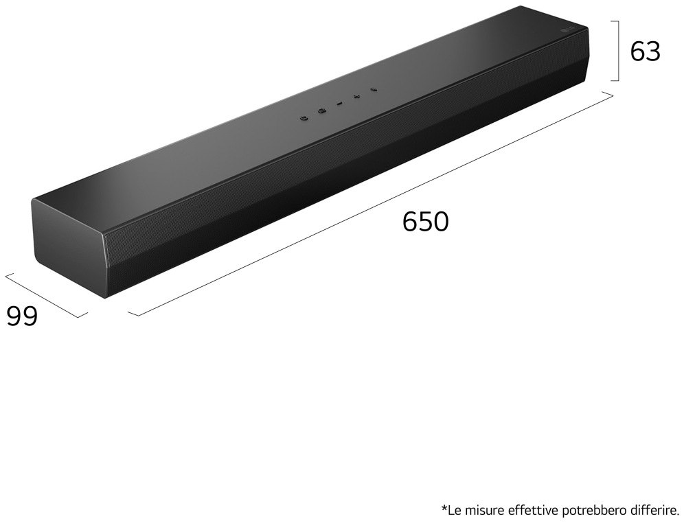 LG S20A Negro 2.0 canales 50 W - detalle