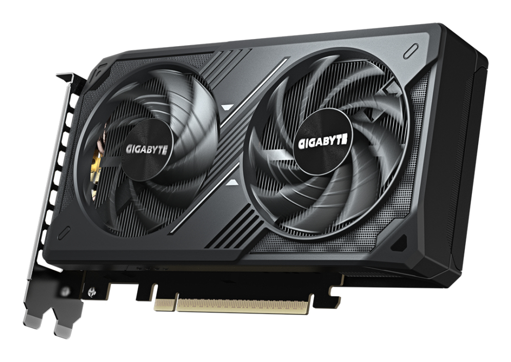 GIGABYTE GeForce RTX 5060 WINDFORCE MAX OC 8G Tarjeta Gráfica - 8 GB GDDR7. 128 bits. PCI-E 5.0. 2512 MHz Frecuencia del núcleo. 3 x DisplayPort. 1 x HDMI. NVIDIA DLSS 4. GV-N5060WF2MAX OC-8GD - detalle