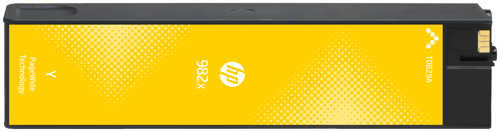 HP Cartucho PageWide 982X Original de alta capacidad amarillo - detalle