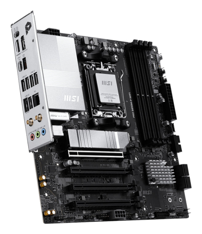 Placa base MSI 911-7E71-001 con AMD B850, zócalo AM5, micro ATX