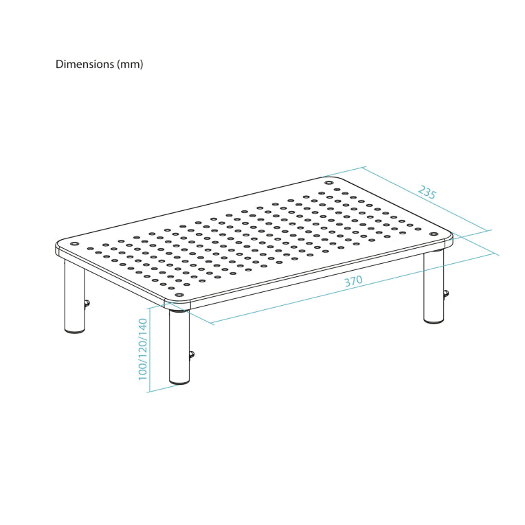 TooQ TQMR081 soporte para monitor Escritorio