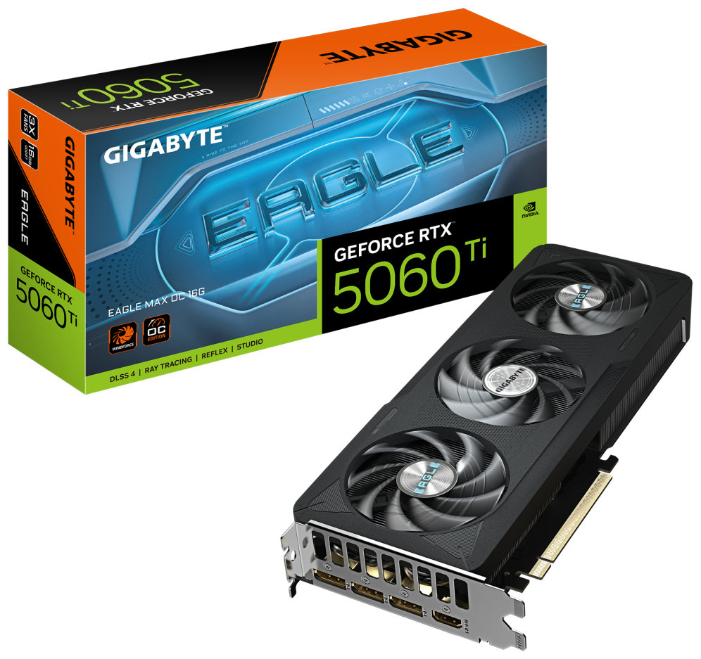 GIGABYTE GeForce RTX 5060 Ti EAGLE MAX OC 16G - detalle