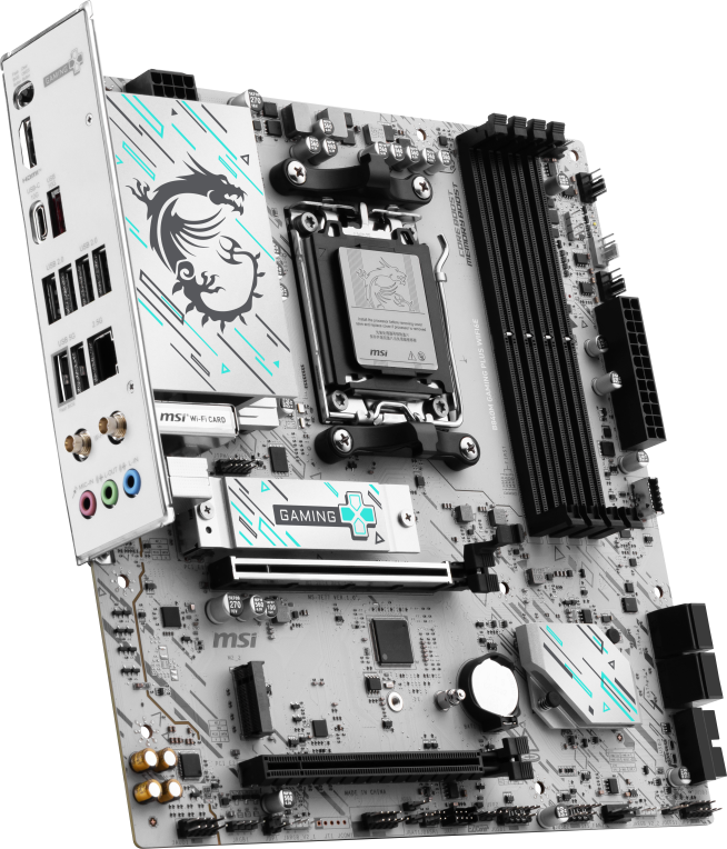 MSI B840M GAMING PLUS WIFI6E placa base AMD B840 Zócalo AM5 micro ATX - detalle