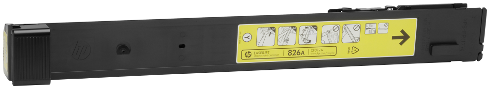 HP Cartucho de tóner original LaserJet 826A amarillo - detalle