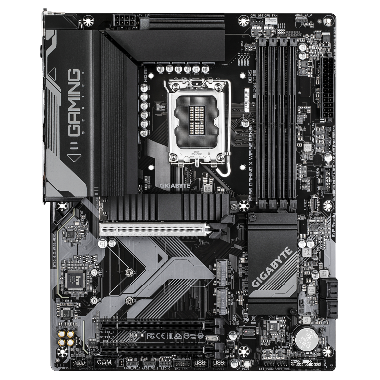 GIGABYTE B760 GAMING X WIFI6E GEN5 Placa Base - Compatible con procesadores Intel Core 14ª generación. VRM de 8+1+1 fases. hasta 5600 MHz DDR5. 3 x M.2 PCIe 4.0. Wi-Fi 6E. LAN 2.5 GbE. USB 3.2 Gen 2 - detalle