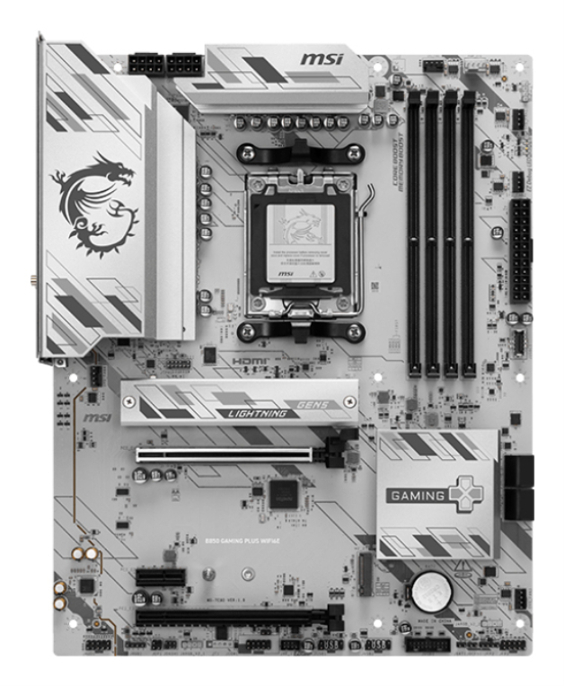 MSI B850 GAMING PLUS WIFI6E placa base AMD B850 Zócalo AM5 ATX - detalle
