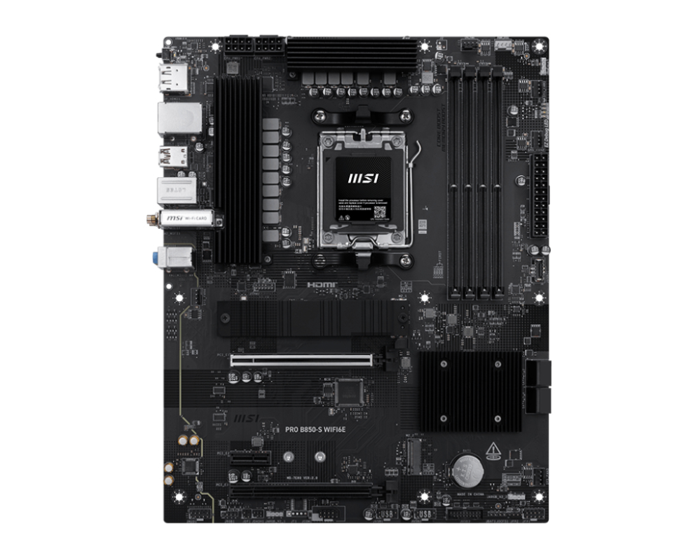 MSI PRO B850-S WIFI6E placa base AMD B850 Zócalo AM5 ATX - detalle