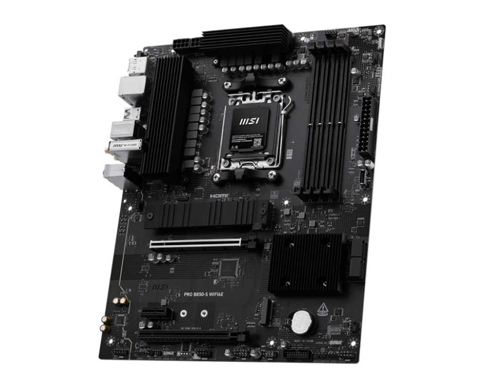 MSI PRO B850-S WIFI6E placa base AMD B850 Zócalo AM5 ATX - detalle