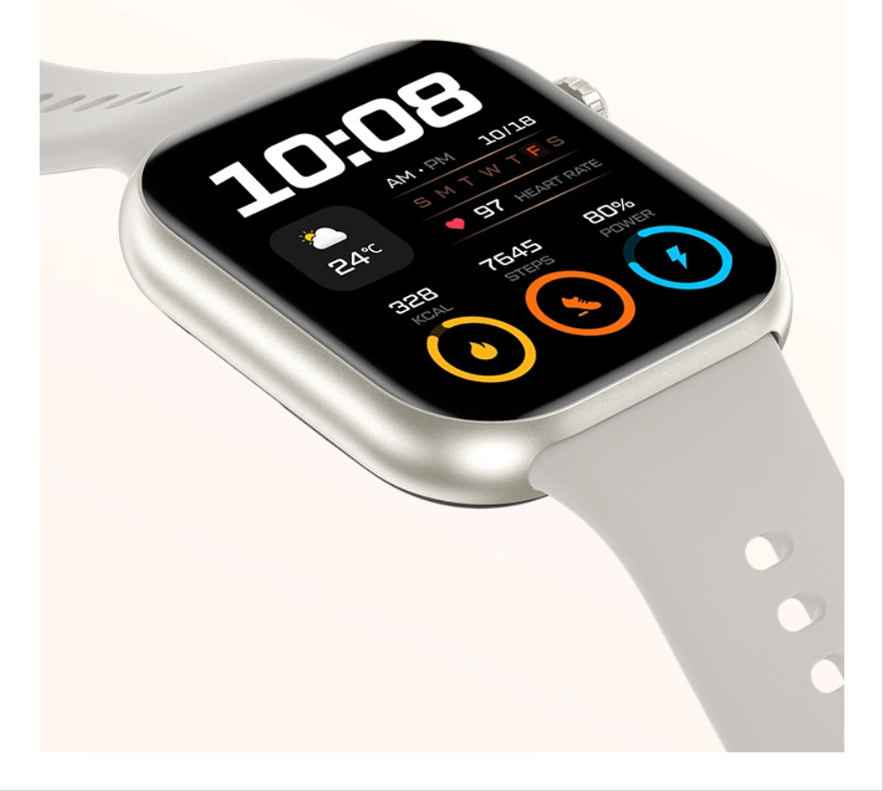 Honor InfoWear Watch 2i 4.7 cm (1.85") AMOLED 49.7 mm Digital 390 x 450 Pixeles Pantalla táctil Blanco