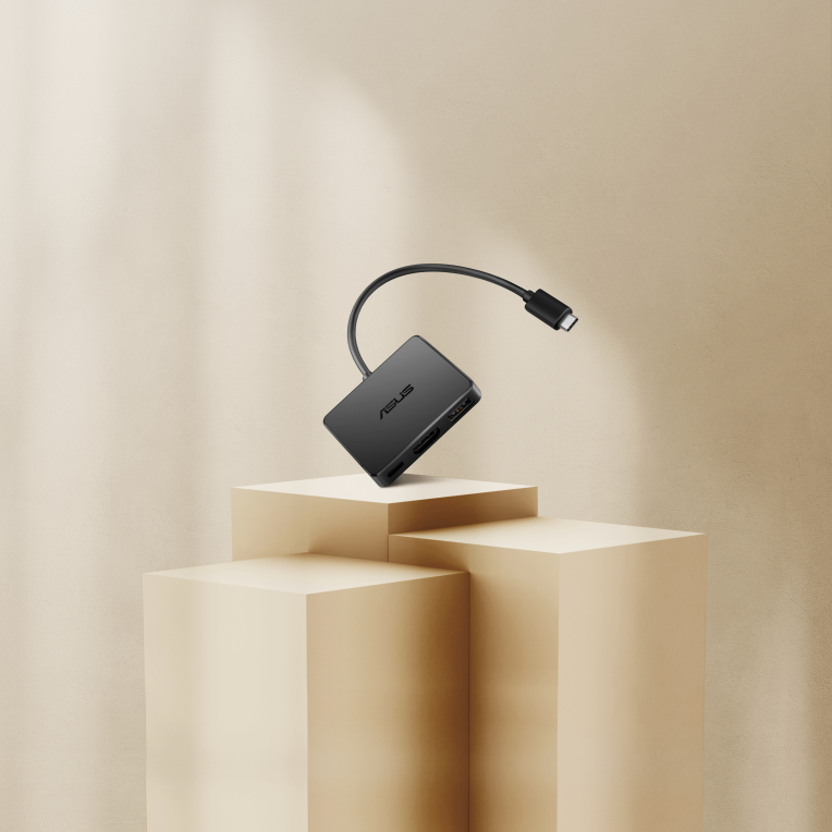 ASUS USB-C Mini Dock Alámbrico USB 3.2 Gen 2 (3.1 Gen 2) Type-C Negro - detalle