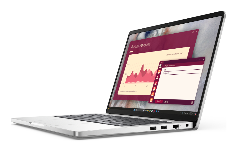 DELL Pro 14 PC14250 Intel Core Ultra 5 235U Portátil 35.6 cm (14") Full HD+ 16 GB DDR5-SDRAM 512 GB SSD Wi-Fi 6E (802.11ax) Windows 11 Pro Español Platino - detalle