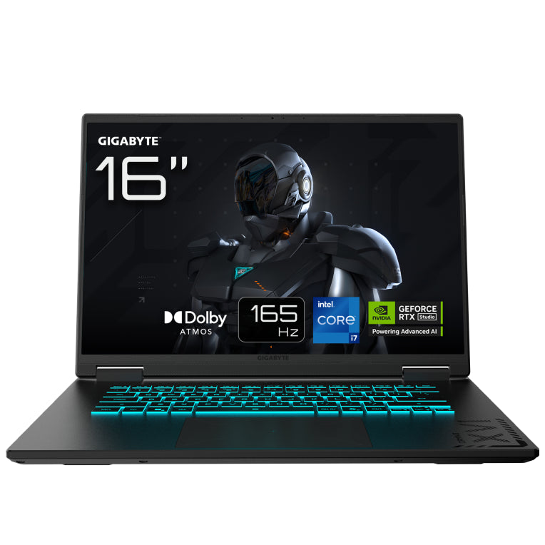 GIGABYTE GAMING A16 CTHI3PT894SD ordenador portatil Intel® CoreT i7 40.6 cm (16") DDR5-SDRAM NVIDIA GeForce RTX 5050 Wi-Fi 6E (802.11ax) FreeDOS Negro