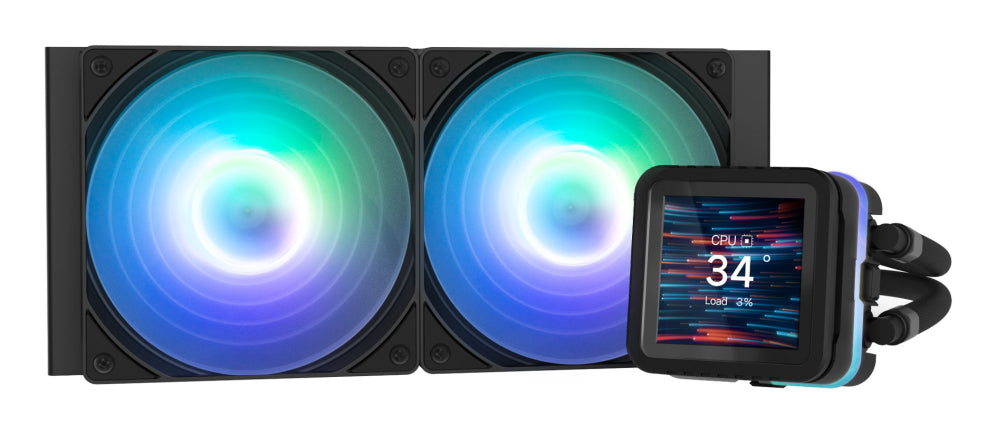 Zalman ALPHA2 DS A24 BLACK sistema de refrigeración para ordenador Procesador Sistema de refrigeración líquida todo en uno 12 cm Negro 1 pieza(s)