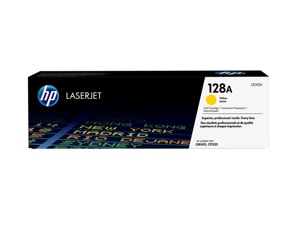 HP Cartucho de tóner original LaserJet 128A amarillo