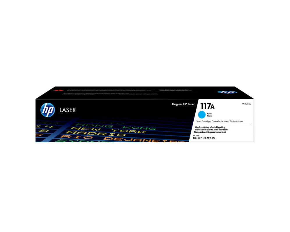 HP Cartutx de tòner Original Laser 117A cian