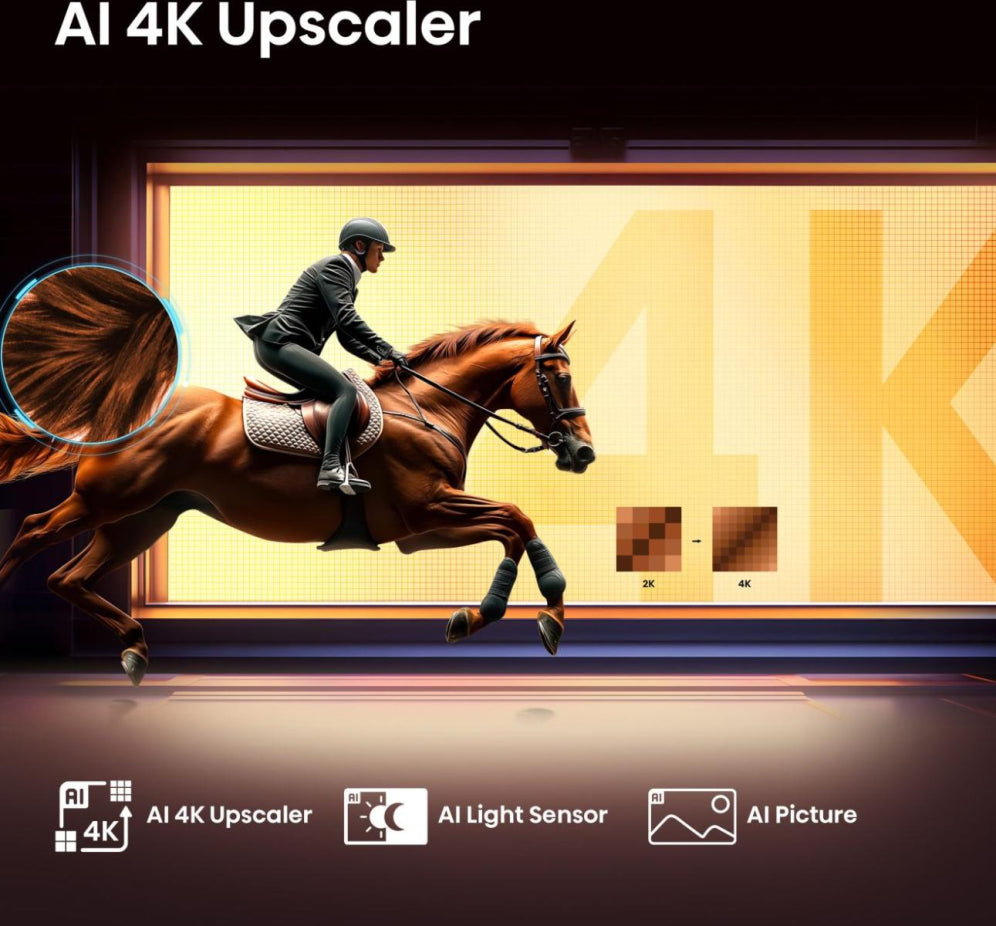 Hisense 43E77Q 109.2 cm (43") 4K Ultra HD Smart TV Wifi Negro