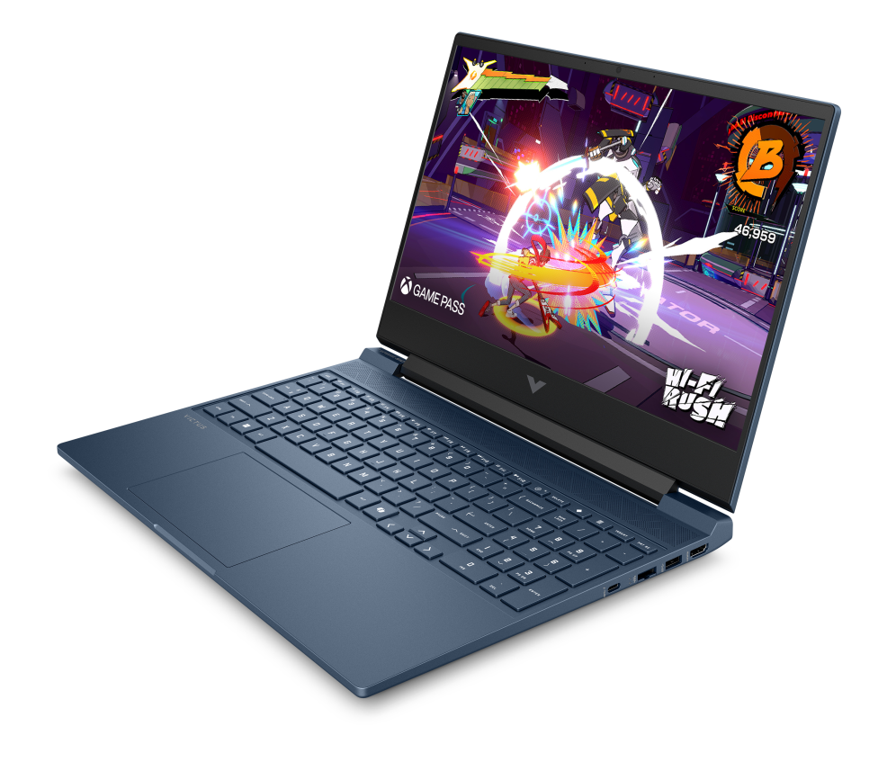 HP Victus Gaming 15-fa2040ns Intel Core 7 240H Portátil 39.6 cm (15.6") Full HD 16 GB DDR5-SDRAM 1 TB SSD NVIDIA GeForce RTX 5060 Wi-Fi 6 (802.11ax) FreeDOS Azul - detalle