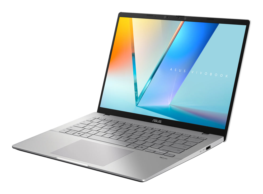 ASUS Vivobook S 14 S3407CA-LY123W - Ordenador Portátil 14" WUXGA (Intel Core Ultra 7 255H. 16GB RAM. 1TB SSD. Arc 140T. Windows 11 Home) Plata Fría - Teclado QWERTY español
