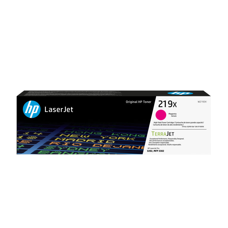 HP Cartucho de Tóner Original LaserJet 219X de alta capacidad magenta