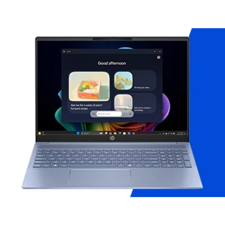 HP OmniBook 5 NGAI OmniBook 5 Next Gen AI 16-ag1005ns Copilot+ PC AMD Ryzen AI 7 350 Portátil 40.6 cm (16") 2K 16 GB LPDDR5x-SDRAM 1 TB SSD Wi-Fi 6 (802.11ax) Windows 11 Home Azul