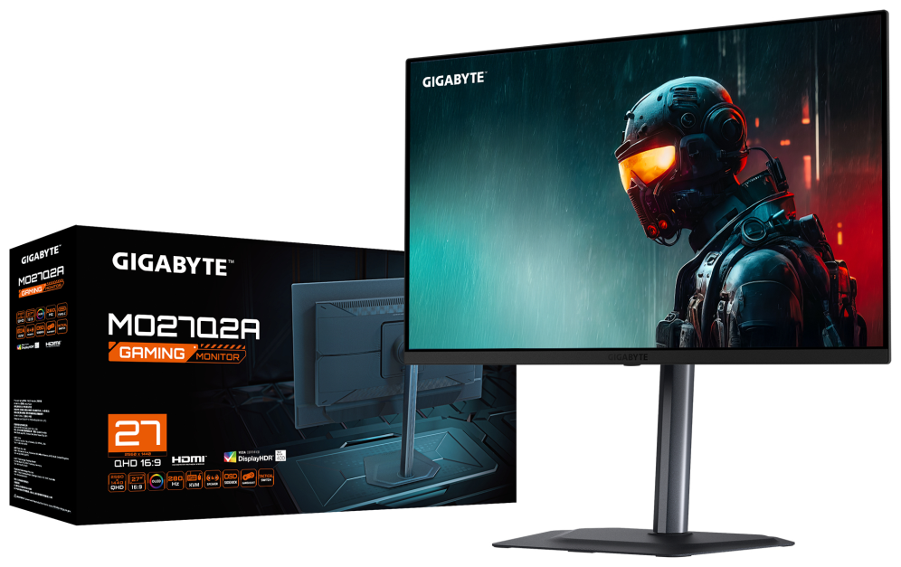 GIGABYTE MO27Q2A Monitor gaming OLED 2K QHD de 27" - detalle