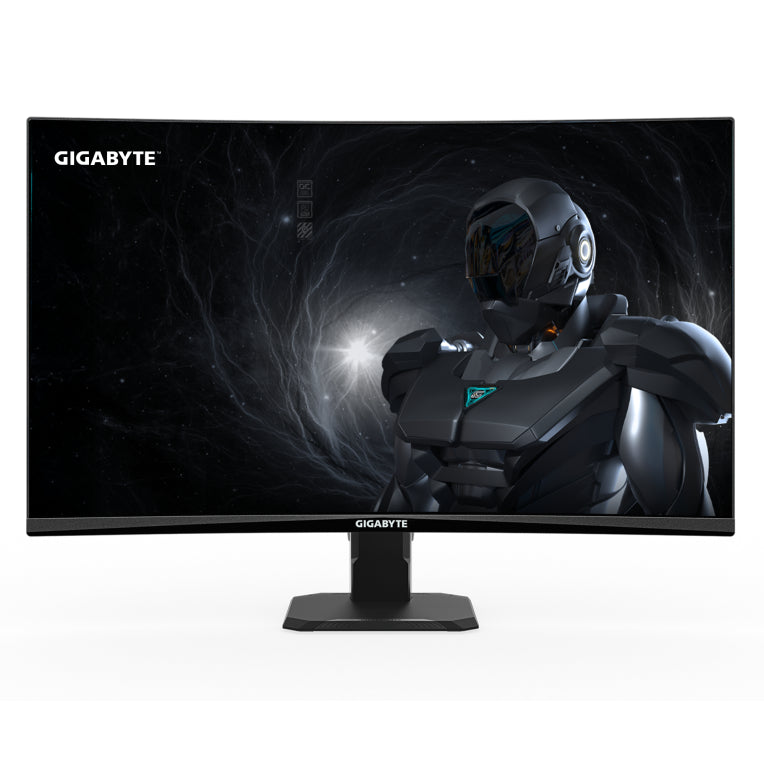 Monitor curvo para xogos GIGABYTE GS27FC2 de 27 polgadas FHD - 1920 x 1080. 240 Hz. 1 ms. 350 cd/m². HDR Ready. HDMI 2.0. Displayport 1.4