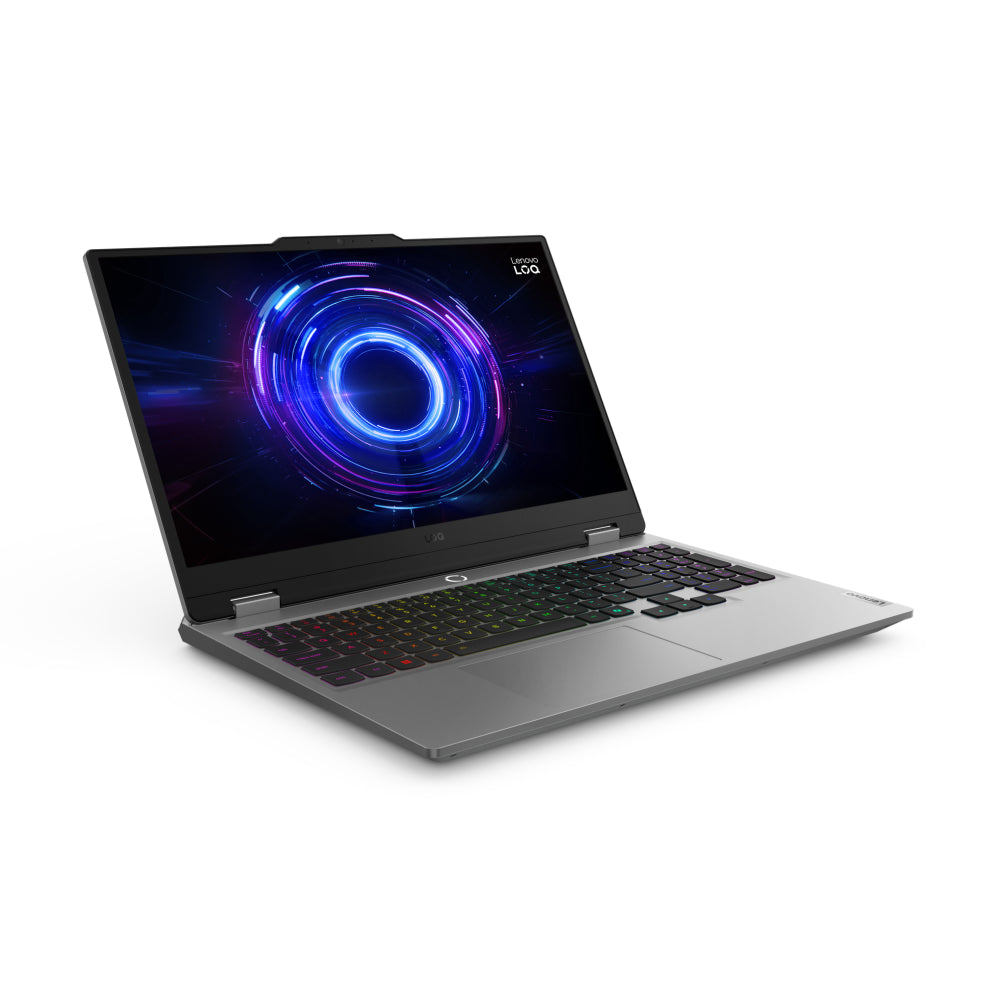 Lenovo LOQ 15IRX10 Intel® CoreT i7 i7-13650HX Portátil 39.6 cm (15.6") Full HD 24 GB DDR5-SDRAM 512 GB SSD NVIDIA GeForce RTX 5050 Wi-Fi 6 (802.11ax) Español Gris