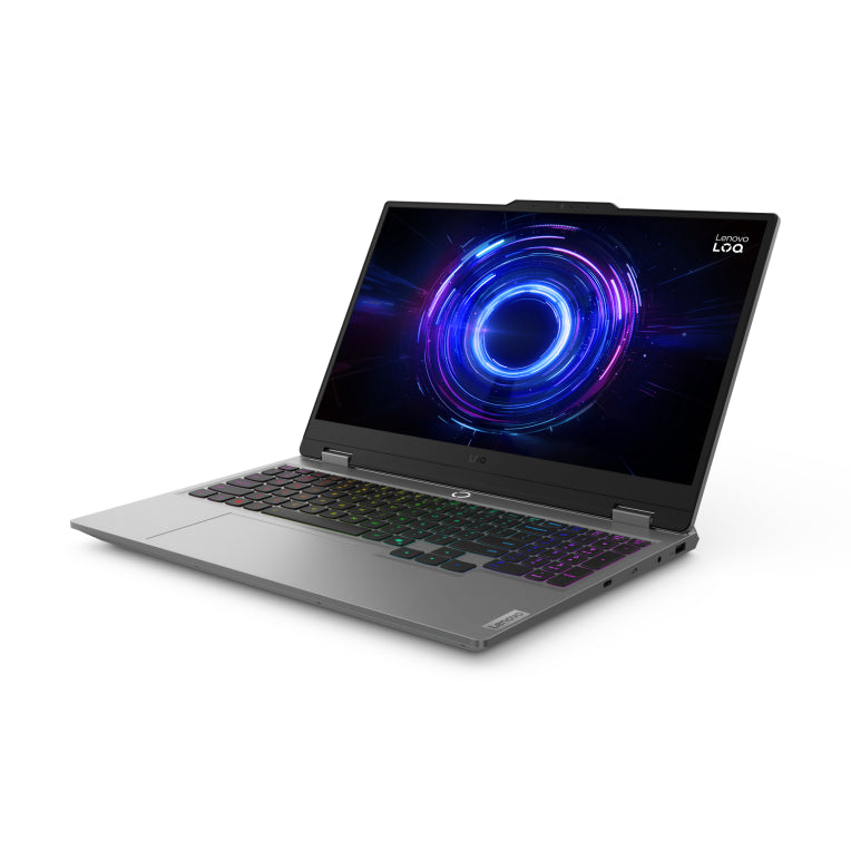Lenovo LOQ 15IRX10 Intel® CoreT i7 i7-13650HX Portátil 39.6 cm (15.6") Full HD 24 GB DDR5-SDRAM 512 GB SSD NVIDIA GeForce RTX 5050 Wi-Fi 6 (802.11ax) Español Gris