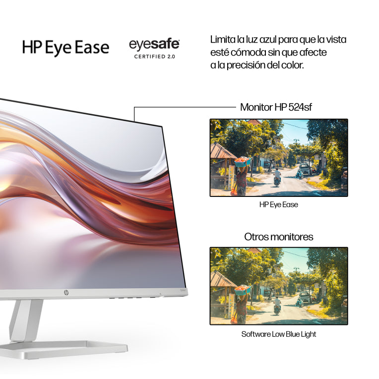 Monitor HP FHD serie 5 de 23,8 polgadas - 524 pés cadrados