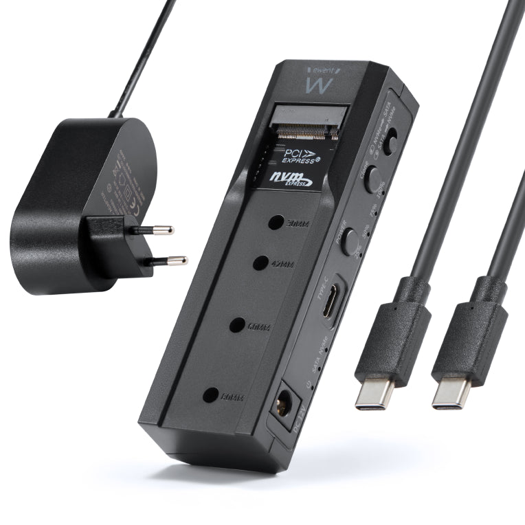 Ewent EW7065 caja para disco duro externo Carcasa de disco duro/SSD Negro 2.5/3.5"