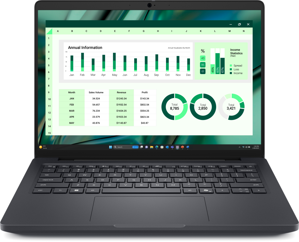 DELL Pro Max 14 MC14250 Intel Core Ultra 7 265H Estación de trabajo móvil 35.6 cm (14") Full HD+ 16 GB LPDDR5x-SDRAM 512 GB SSD NVIDIA RTX PRO 500 Blackwell Wi-Fi 7 (802.11be) Windows 11 Pro Español Negro - detalle