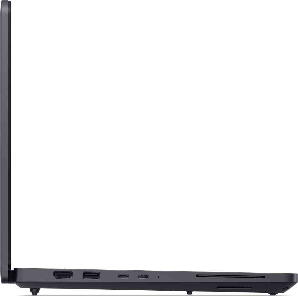 DELL Pro Max 14 MC14250 Intel Core Ultra 7 265H Estación de trabajo móvil 35.6 cm (14") Full HD+ 16 GB LPDDR5x-SDRAM 512 GB SSD NVIDIA RTX PRO 500 Blackwell Wi-Fi 7 (802.11be) Windows 11 Pro Español Negro - detalle