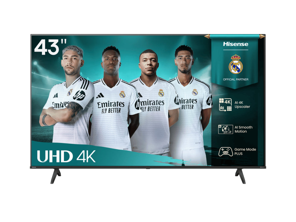 Hisense 43A6Q Televisor 109.2 cm (43") 4K Ultra HD Smart TV Wifi Negro 300 cd / m²