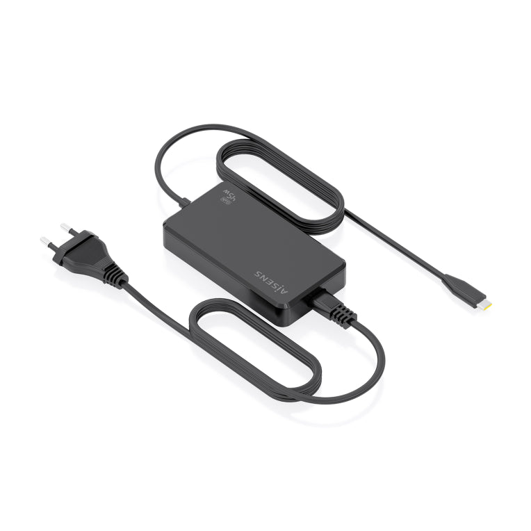 AISENS Carregador De Sobretaula GaN 45W PD3.0 1xUSB-C 1.8m. Negre