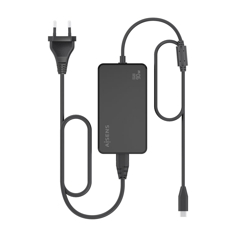 AISENS Carregador De Sobretaula GaN 90W PD3.0 1xUSB-C 1.8m. Negre
