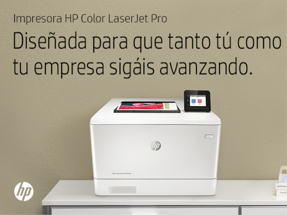 HP LaserJet Pro M454dn Color Impresora. Solo Ethernet; A doble cara - detalle