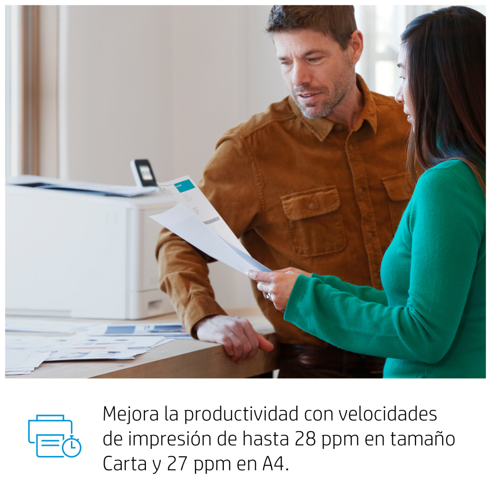 HP LaserJet Pro M454dn Color Impresora. Solo Ethernet; A doble cara - detalle