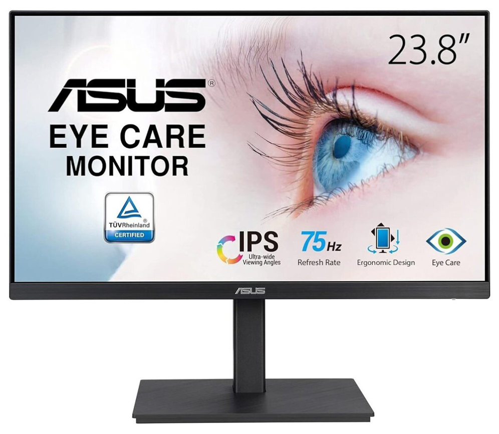 ASUS VA24EQSB pantalla para PC 60.5 cm (23.8") 1920 x 1080 Pixeles Full HD LED Negro - detalle