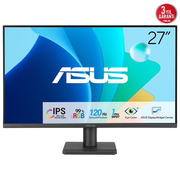 Pantalla para PC ASUS VA279HG de 68,6 cm (27"), 1920 x 1080 píxeles, Full HD, LCD, negra