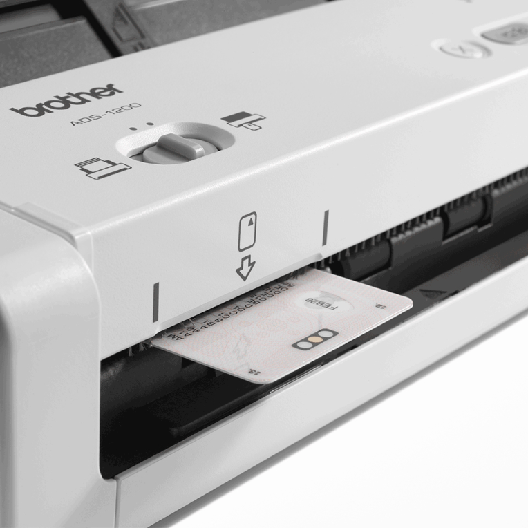 Brother ADS-1200 escaner Escáner con alimentador automático de documentos (ADF) 600 x 600 DPI A4 Negro. Blanco - detalle