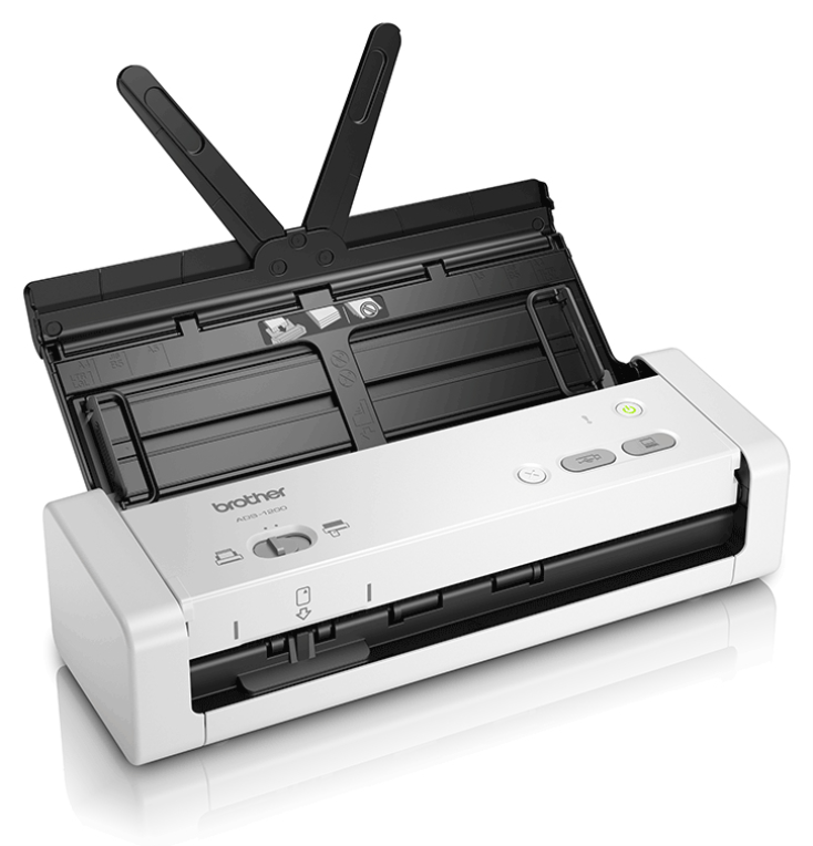 Brother ADS-1200 escaner Escáner con alimentador automático de documentos (ADF) 600 x 600 DPI A4 Negro. Blanco - detalle