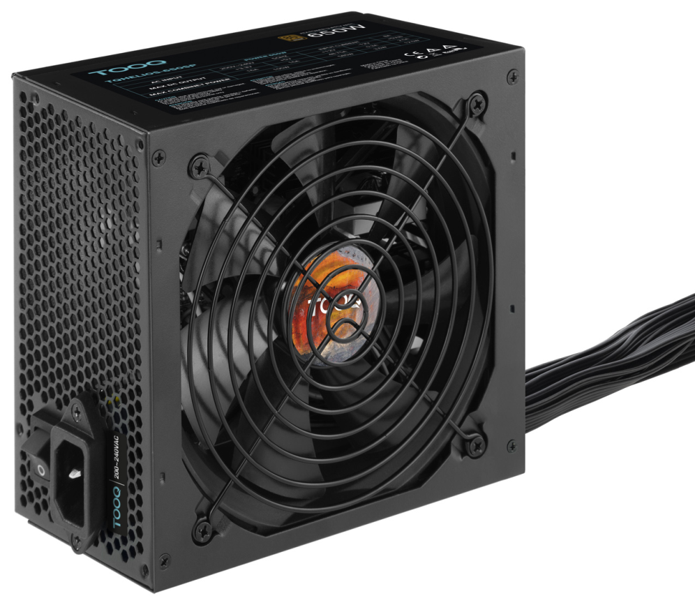 TooQ Fuente de Alimentación ATX 650W APFC 80Plus Bronze - detalle