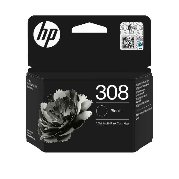 HP Cartucho de Tinta Original 308 negra - detalle