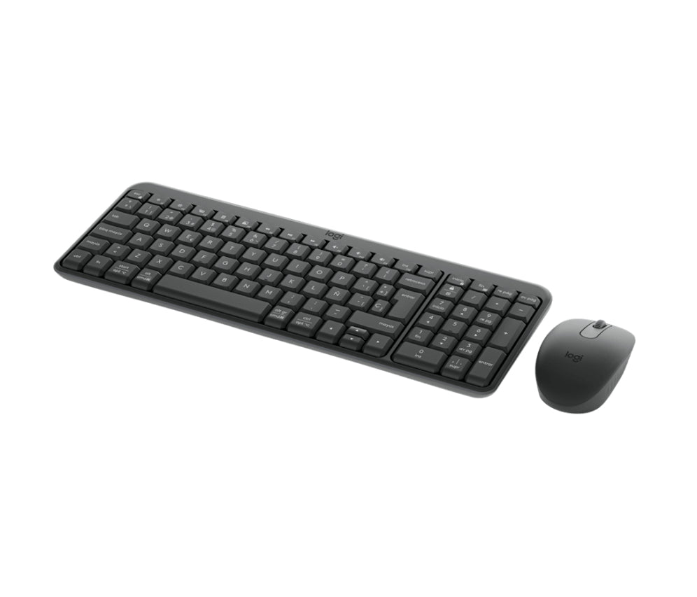 Logitech MK250 Compact Bluetooth Wireless Combo teclado Ratón incluido Universal RF Wireless + Bluetooth QWERTY Español Grafito
