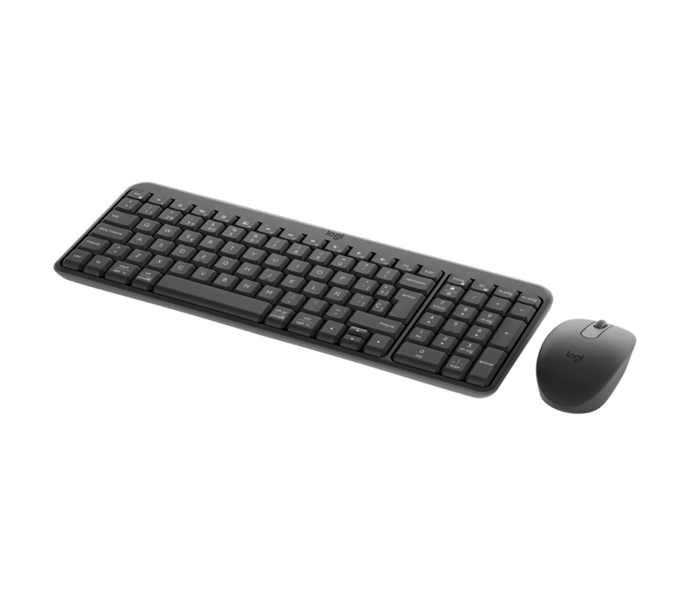 Logitech MK250 Compact Bluetooth Wireless Combo teclado Ratón incluido Universal RF Wireless + Bluetooth QWERTY Español Grafito - detalle