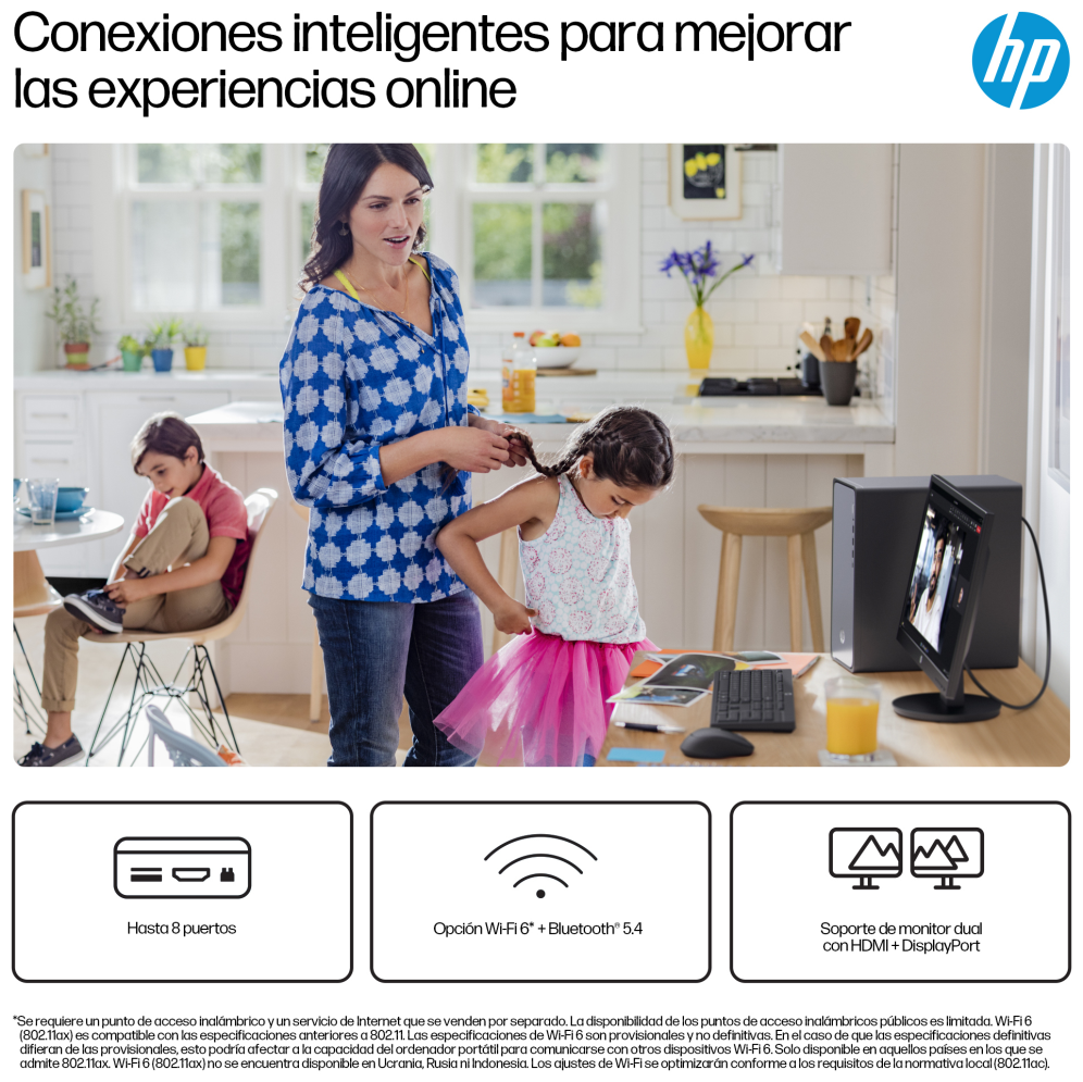 HP OmniDesk M02-0021ns Intel® Core™ i5 i5-14400 16 GB DDR5-SDRAM 1 TB SSD FreeDOS Torre PC Plata - detalle