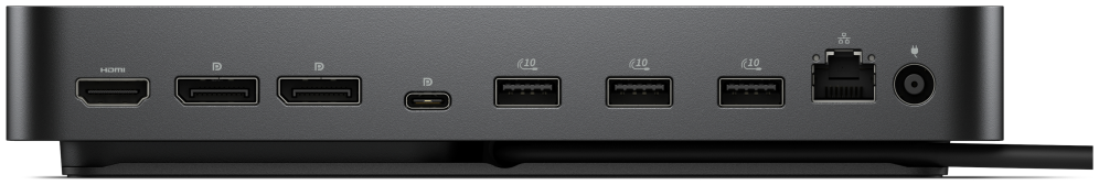 DELL Pro Dock WD25Z Alámbrico USB 3.2 Gen 2 (3.1 Gen 2) Type-C Negro - detalle